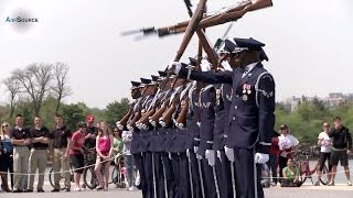 US Air Force Honor Guard AWESOME Performance [upl. by Menashem]