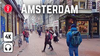 Amsterdam Netherlands  Enjoy the Tranquil Streets along the Canal 4K Walking Tour 🇳🇱 [upl. by Onairelav431]