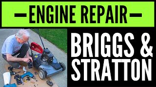 How to Fix Briggs amp Stratton Small Engine that Only Runs Off the Primer [upl. by Liahcim]