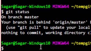 Your branch is behind origin master [upl. by Vial]