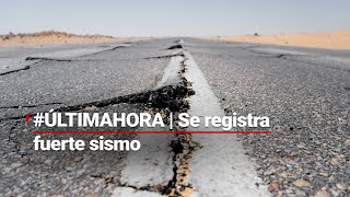 ÚLTIMAHORA  Se registra un fuerte sismo de magnitud 58 con epicentro en Puebla [upl. by Llirrem]