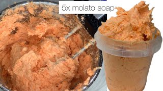 How to make molato extra whitening soap with few ingredients very effective [upl. by Karas983]