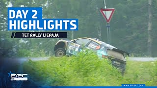 Day 2 Highlights  ERC Tet Rally Liepāja 2023 [upl. by Kelci]