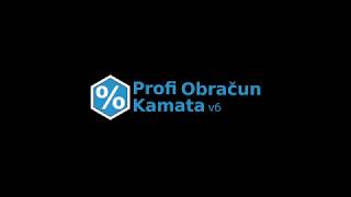 Profi Obračun Kamata V6  Kalkulator [upl. by Acalia]