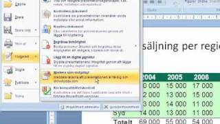 Integrera Excel med PowerPoint [upl. by Farrington]