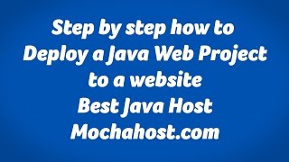 How to deploy Java web project to a real website [upl. by Etnoed]