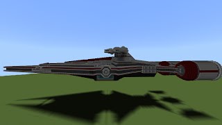 Minecraft Star Wars Full Scale Arquitens Class Light Cruiser Episode 2  PS4 [upl. by Maud]