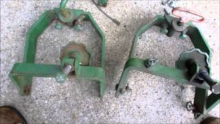 John Deere 110 and 112 Round Fender Sleeve Hitch Components [upl. by Fife66]