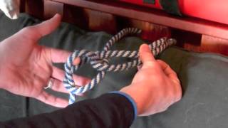 How to tie a Bowline Knot the quick and easy way [upl. by Londoner]