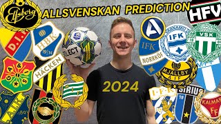 Allsvenskan 2024 Prediction  Tippar Allsvenskan 2024 [upl. by Aihsar]