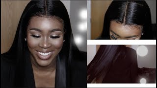 LACE FRONTAL TRANSFORMATION  ASTERIA HAIR  HAIRBYKELE [upl. by Nadabus]