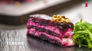 Beetroot with Goat Cheese Terrine  Food Channel L Recipes [upl. by Yreffej547]