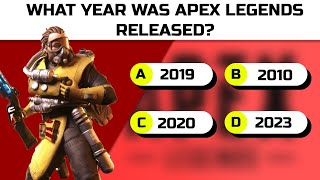 ULTIMATE APEX LEGENDS QUIZ TEST YOUR KNOWLEDGE [upl. by Alebasi]