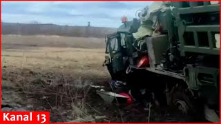 Russian S350 air defense system damaged by own mines [upl. by Mont]