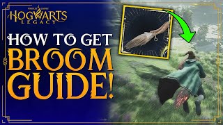 Hogwarts Legacy  How To Get BROOMS  How To Unlock Broom  Complete Broomstick Quest Guide [upl. by Ahseinar]