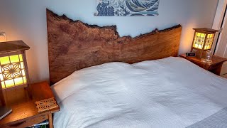 Live Edge Sycamore Bed Build Samurai Style [upl. by Consuela]