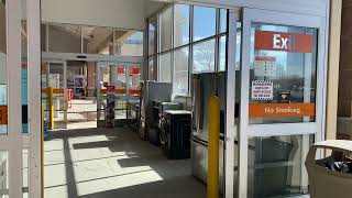 2005 Stanley automatic exit doors at Home Depot in Parker Colorado [upl. by Lebatsirhc]