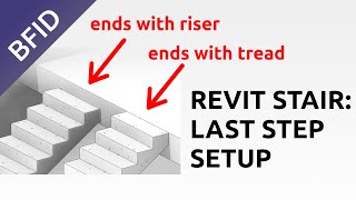 Last Riser of Revit Stairs Setup [upl. by Minda]