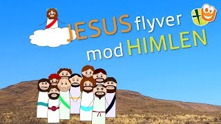 Kristi himmelfart tegnefilm  Jesus flyver mod himlen  Hvorfor fejrer vi Kristi himmelfart [upl. by Bettzel]