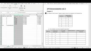 2P2PY Frekvenstabeller i ExCel [upl. by Asilrac642]