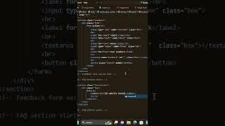 How to make FAQ section in a webpage using HTML webdevelopment [upl. by Aiksas]
