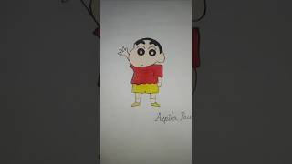 Chinchan drawing art drawing youtubeshorts shorts viralvideo [upl. by Haimrej13]