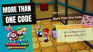 MARIO LUIGI BROTHERSHIP SIDE QUEST MORE THAN ONE CODE LOTTACOIN ISLAND GAMEPLAY GIMSAJO [upl. by Weaks]