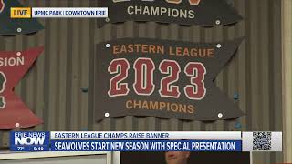 Erie SeaWolves Start New Season with Special Presentation [upl. by Eseyt149]