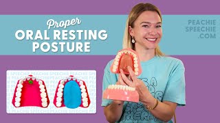 Proper Oral Resting Posture with Instructions amp Visuals [upl. by Bertilla59]