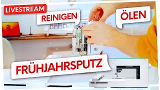 🔴🧽 82 Stickmaschine reinigen  Sockenrahmen Update [upl. by Nnaarat]