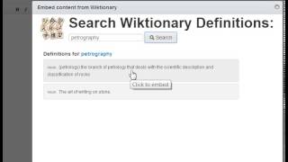 wiktionary example [upl. by Krusche]