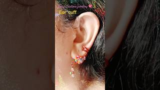 Ear cuff for every one 😃DIY Copper wire Ear cuff making earcuff wirewrappedjewelry shorts [upl. by Cissiee]