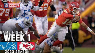 Detroit Lions vs Kansas City Chiefs Game Highlights  NFL 2023 Week 1 [upl. by Kaiulani]