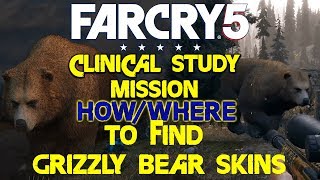 Far Cry 5 Clinical Study mission  Where to find Grizzly bear skins in Far Cry 5 grizzly bear [upl. by Attelrak]