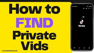 How to FIND Your PRIVATE Videos on Tiktok  And Adjust Who Can SEE Them [upl. by Noland]