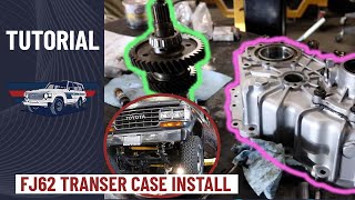 Toyota FJ62 Transfer Case Install [upl. by Leiuqese]