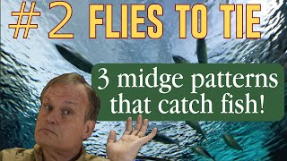 Top Three Deadly Thread Midge Patterns For Trout [upl. by Entruoc219]