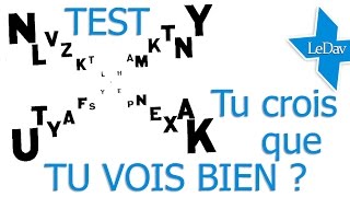 TEST de VISION en ligne myopie astigmatisme presbytie DMLA hypermétropie [upl. by Eniamaj]