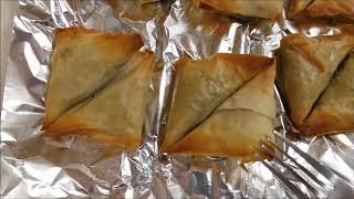 Cuisine Adventures Spanakopita Handmade Spinach amp Feta Phyllo Triangles [upl. by Jerrylee]