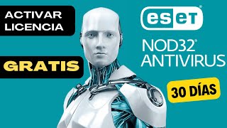 ACTIVA Licencia eset NOD32  30 días GRATIS  100  legal  sin virus [upl. by Htiaf]