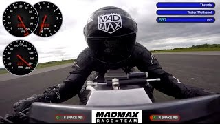 Worlds fastest Jet Turbine MADMAX motorbike  234mph [upl. by Vins962]