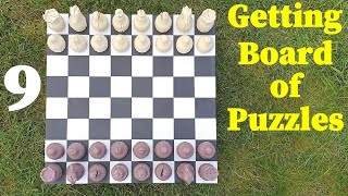 9 Board of puzzles Making a Rubiks Cube Chess Set twisty puzzles [upl. by Spalla20]