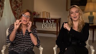 Jodie Comer amp Nicole Holofcener THE LAST DUEL interview Moovy TV 134 [upl. by Moreno]