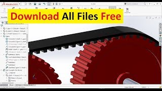 SolidWorks Tutorial Timing Belt Design and Assembly [upl. by Agni]