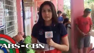 Halalan2018 Despite ban sample ballots with candidates names distributed in San Mateo Rizal [upl. by Hayton]