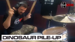 Dinosaur Pileup Thrash Metal Cassette Drum Cover [upl. by Iahk]