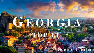 10 Best Places To Visit In Georgia  Georgia Travel Guide [upl. by Consuelo]