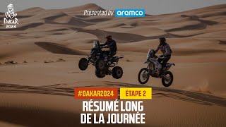 Le résumé de lÉtape 2 présenté par Aramco  Dakar2024 [upl. by Davin919]