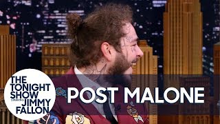 Post Malone Teases Posty Fest and Invites Jimmy to Olive Garden [upl. by Aynat]