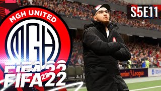 NOT GOOD ENOUGH FOR EUROPE  FIFA 22 MGH UNITED CAREER MODE S5E11 [upl. by Kinemod829]